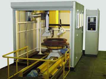 Автоматизированная установка чистки вулканизационных пресс-форм лазерным излучением ЛУЧ-50